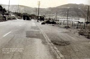 MERS EL KEBIR B UN CONSTAT APRES UN ACCIDENT AVEC LA GENDARMERIE MARITIME 1963 N02